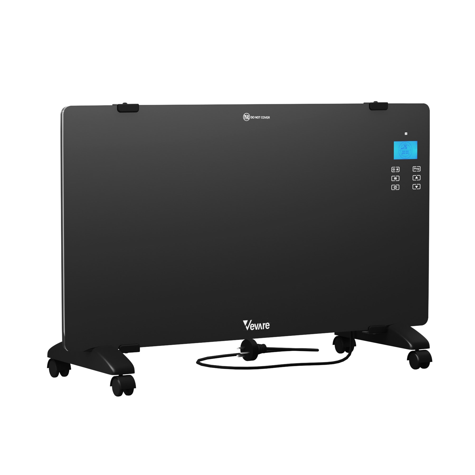 Vevare 2000W Electric Glass Panel Heater Convection Heaters Wall Mounted - Sunyee