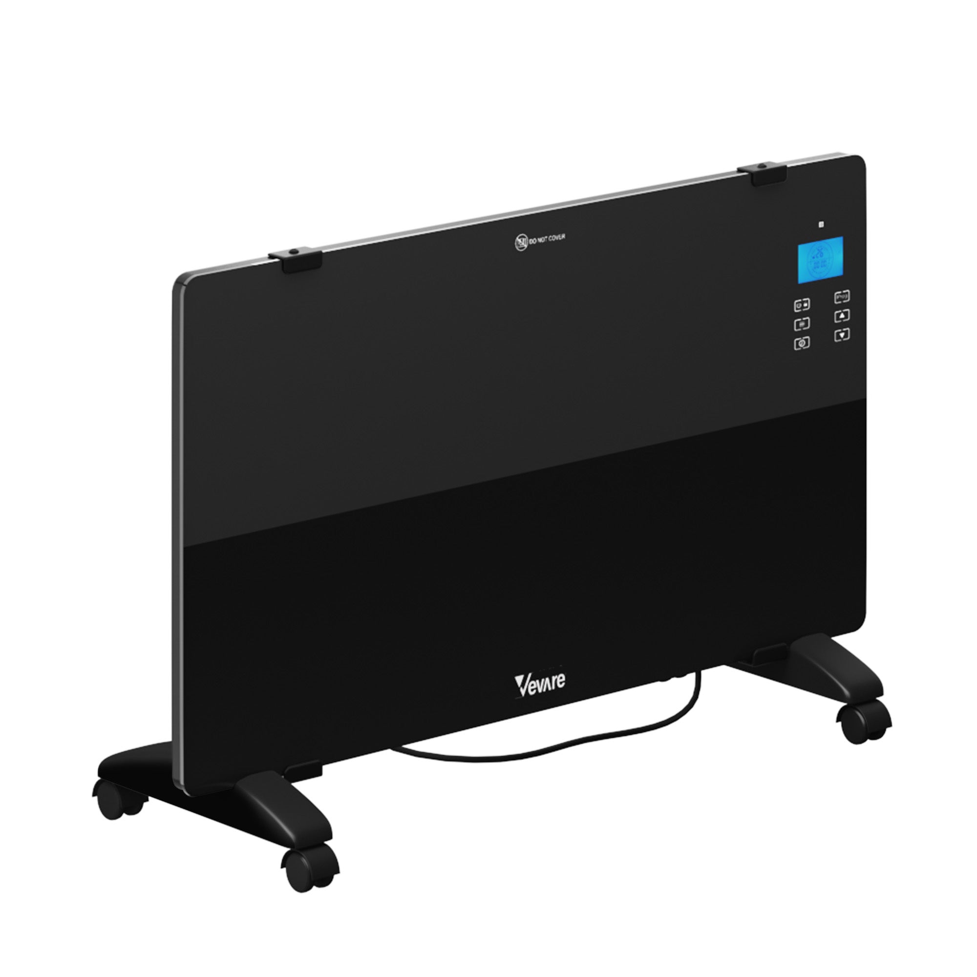 Vevare 2000W Electric Glass Panel Heater Convection Heaters Wall Mounted - Sunyee