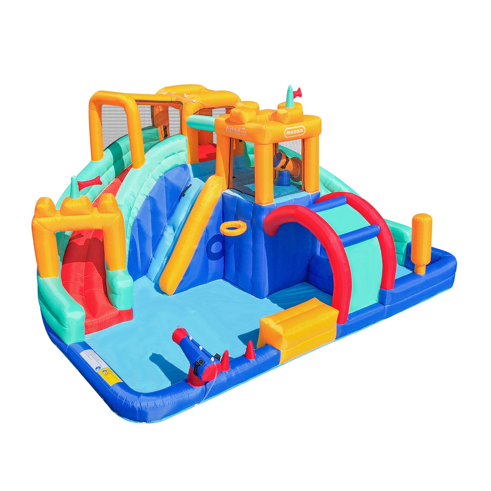 Airmyfun Inflatable Water Park Kids Giant Bouncy Castle Pool Slides Play Centre