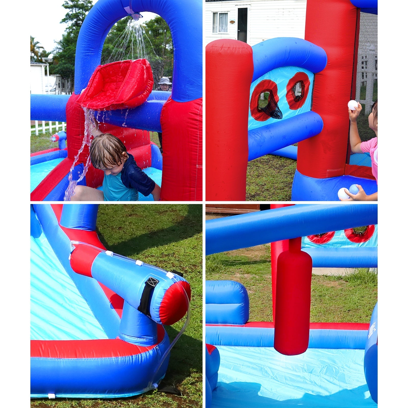 AirMyFun 11 Play Zones Inflatable Trampoline Bounce House Jumping Water Slide - Sunyee