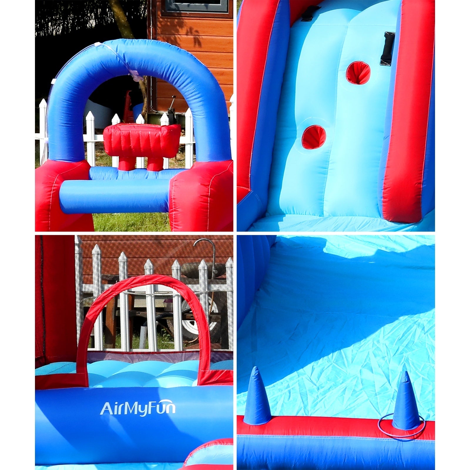 AirMyFun 11 Play Zones Inflatable Trampoline Bounce House Jumping Water Slide - Sunyee