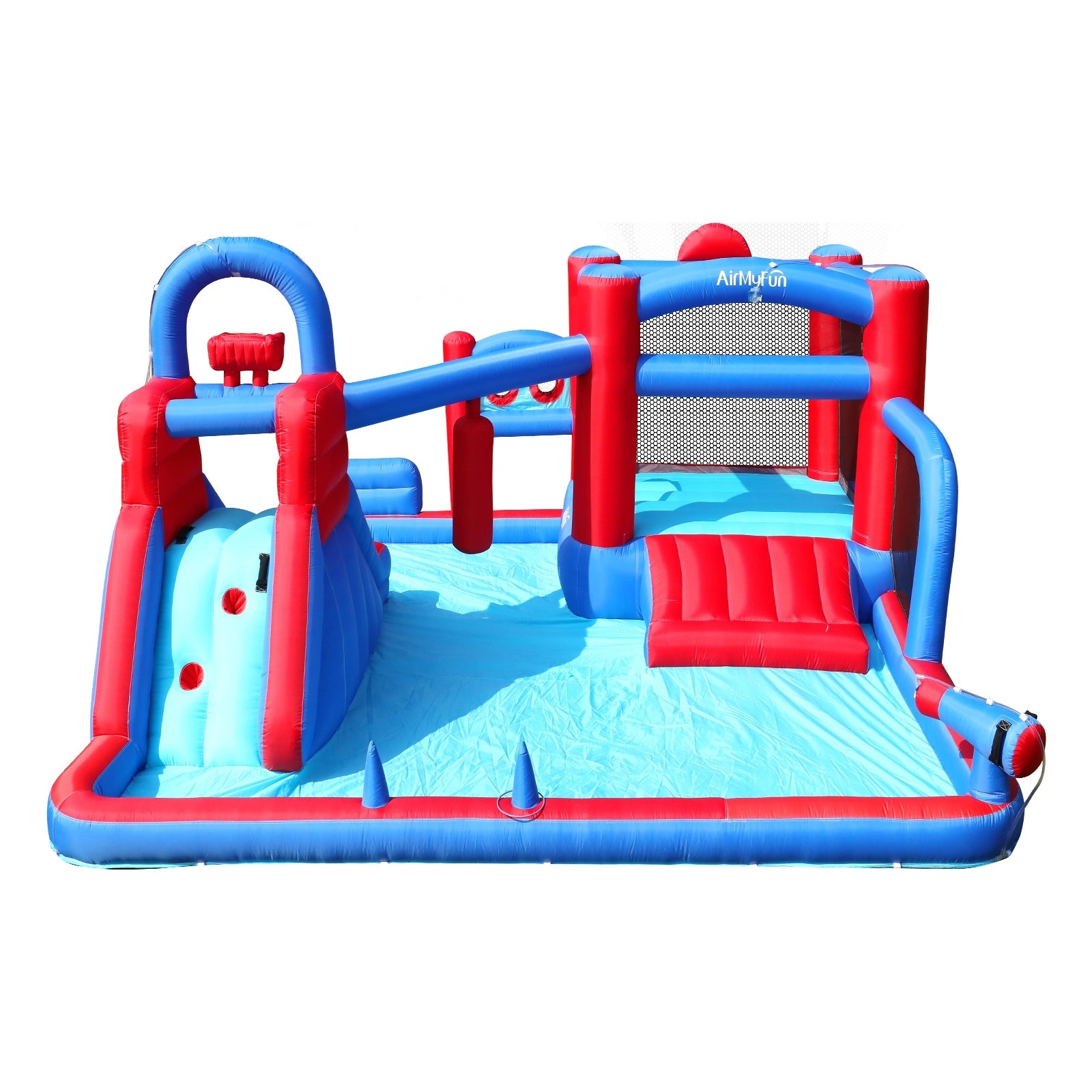 AirMyFun 11 Play Zones Inflatable Trampoline Bounce House Jumping Water Slide - Sunyee
