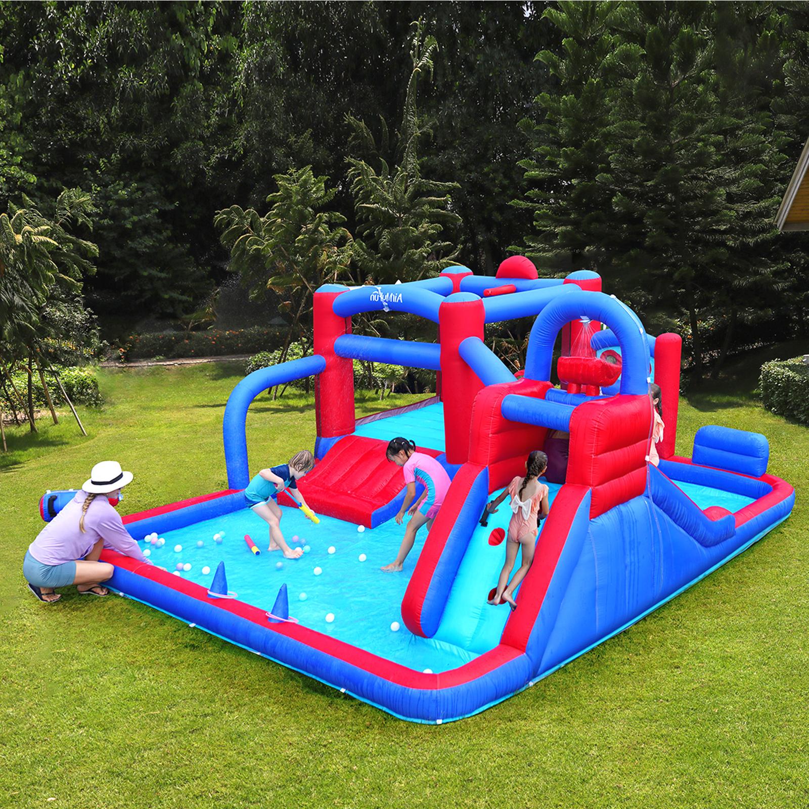 AirMyFun 11 Play Zones Inflatable Trampoline Bounce House Jumping Water Slide - Sunyee