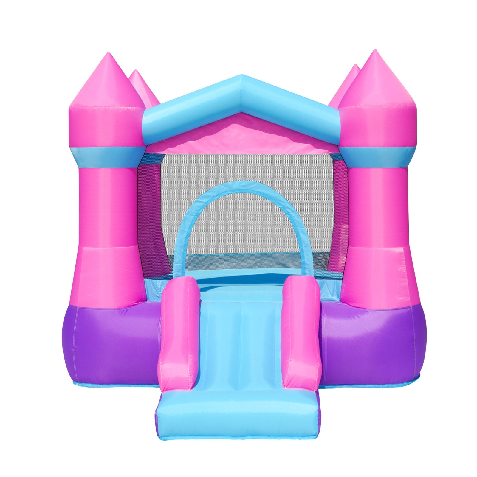 AirMyFun Inflatable Bouncy Castle Kids Dry Jump Slide Bounce House Play Toy