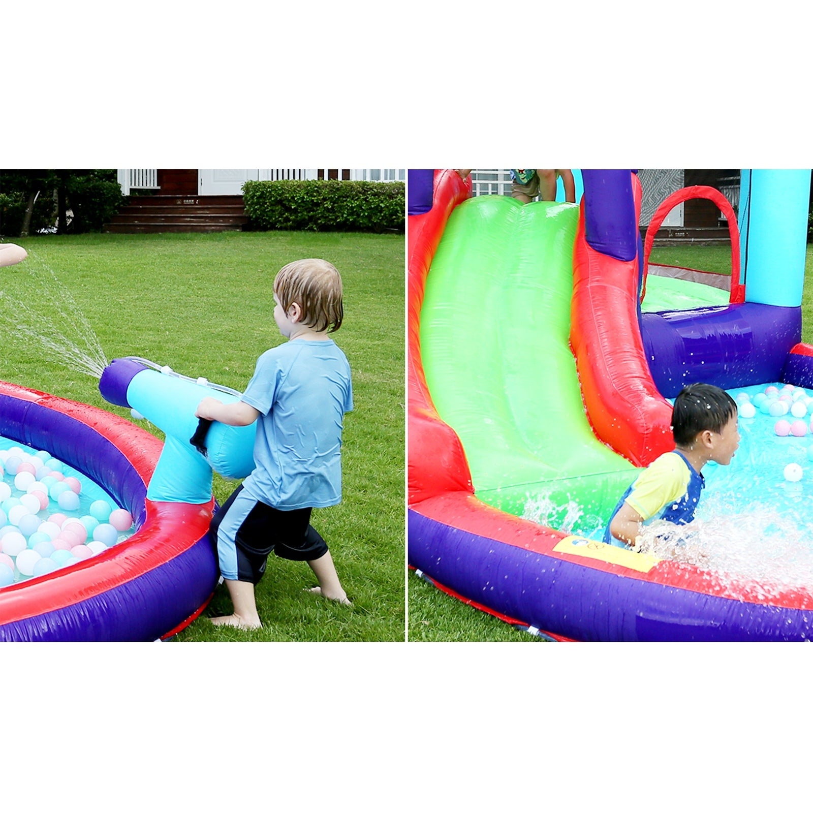 AirMyFun Inflatable Bounce House Water Slide Outdoor Jumping Castle Kids Toy - Sunyee