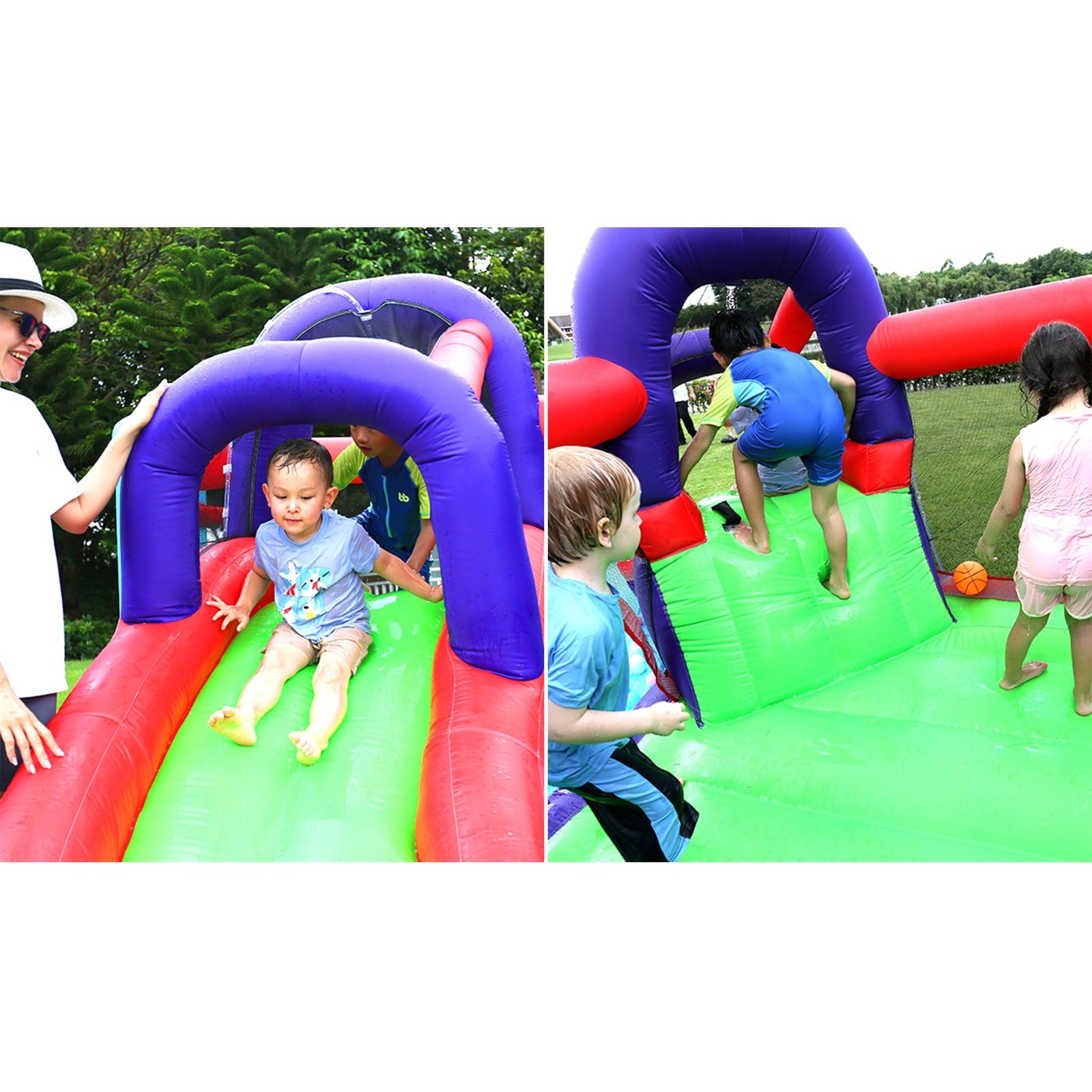 AirMyFun Inflatable Bounce House Water Slide Outdoor Jumping Castle Kids Toy - Sunyee