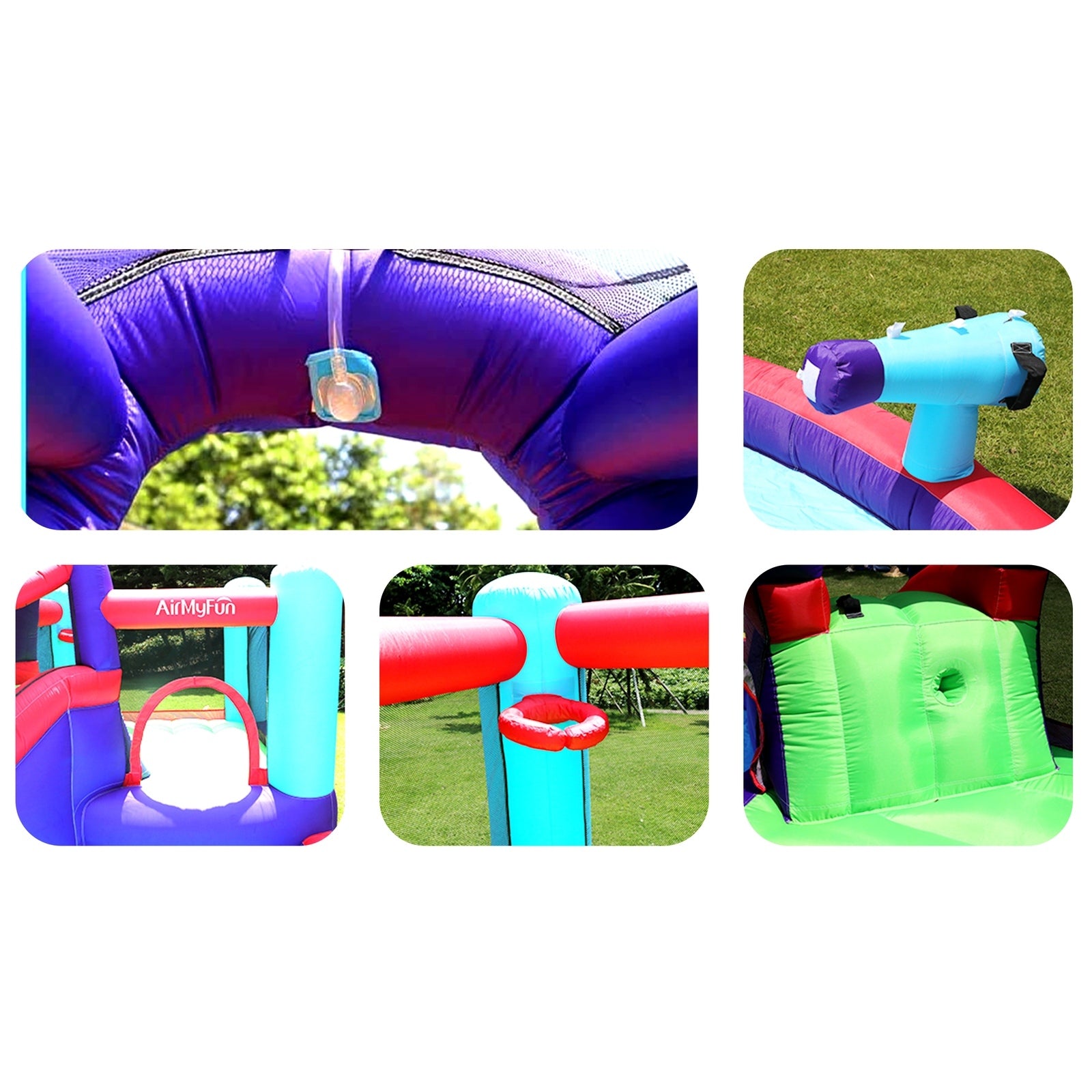 AirMyFun Inflatable Bounce House Water Slide Outdoor Jumping Castle Kids Toy - Sunyee