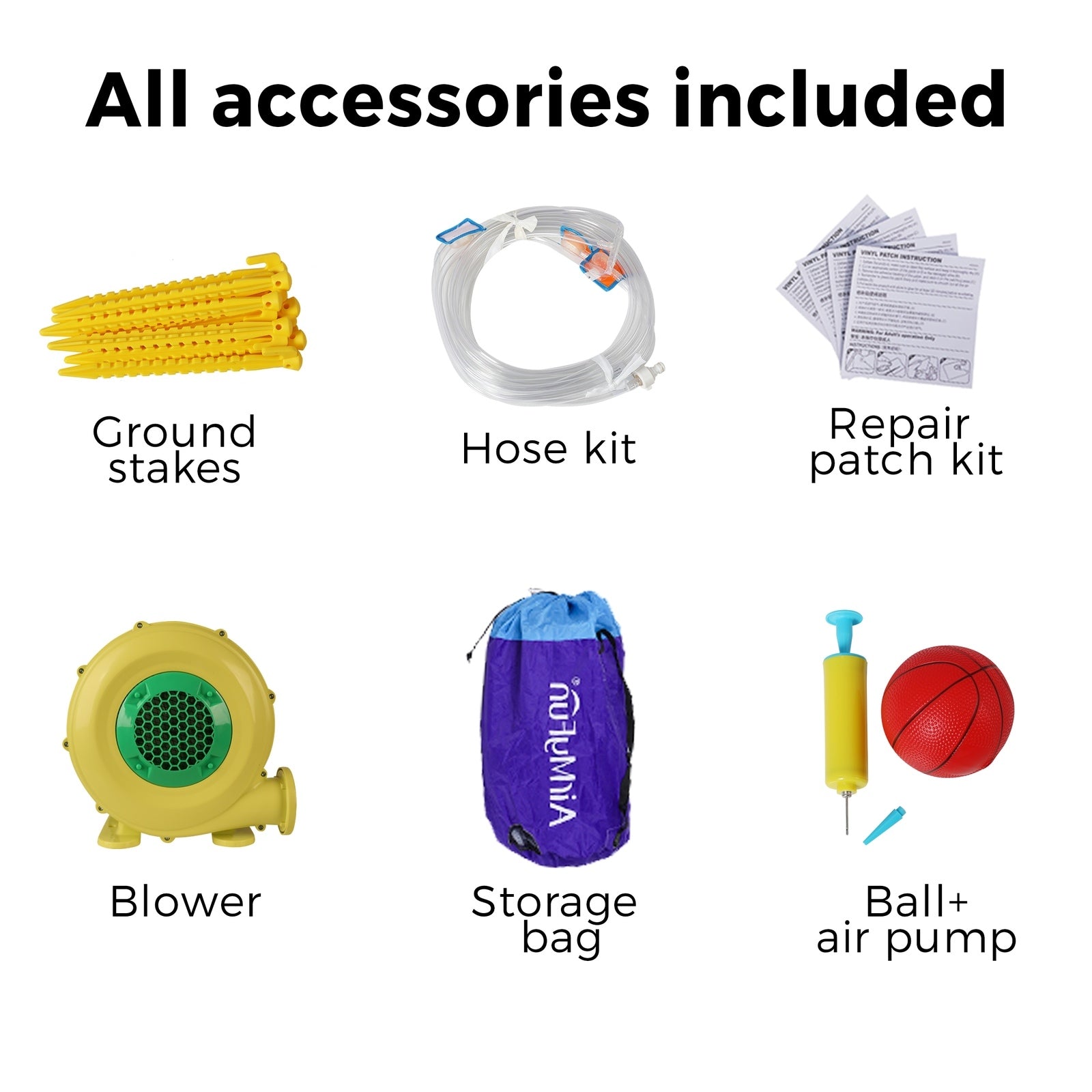 AirMyFun Inflatable Bounce House Water Slide Outdoor Jumping Castle Kids Toy - Sunyee