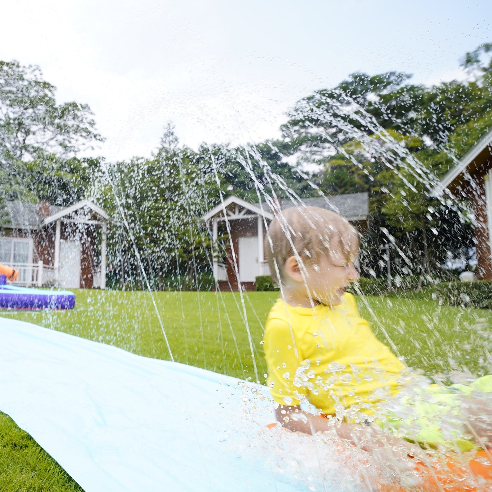 AirMyFun 12 Play Zones Inflatable Trampoline Castle Space Theme Water Slide - Sunyee