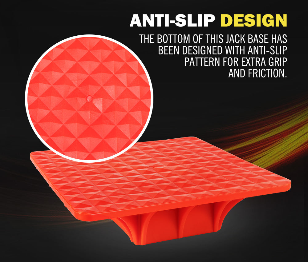 Hi Lift Jack Base Plate for Sand Mud Snow Grass 4WD 4x4 Offroad Recovery - Sunyee