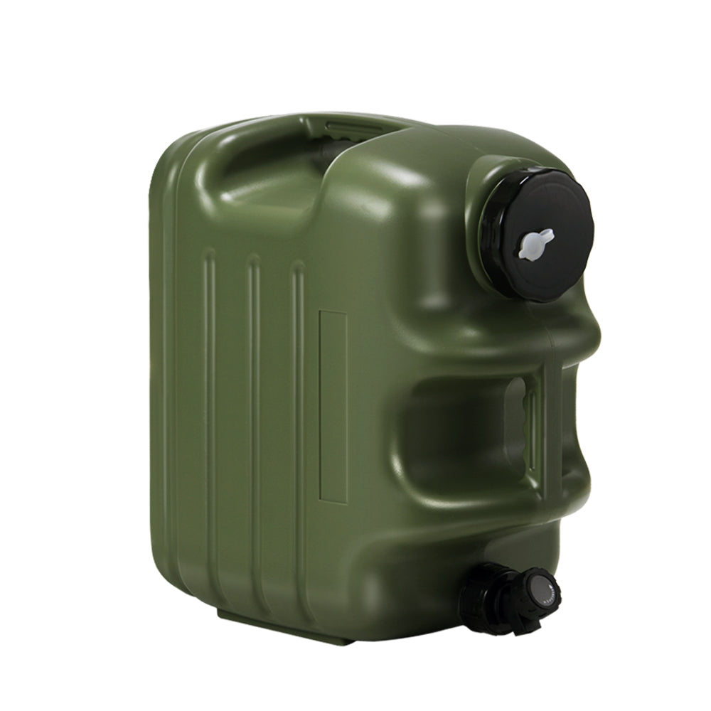 ZUNI Water Container Jerry Can Bucket Camping Outdoor Storage Barrel 25L Green - Sunyee