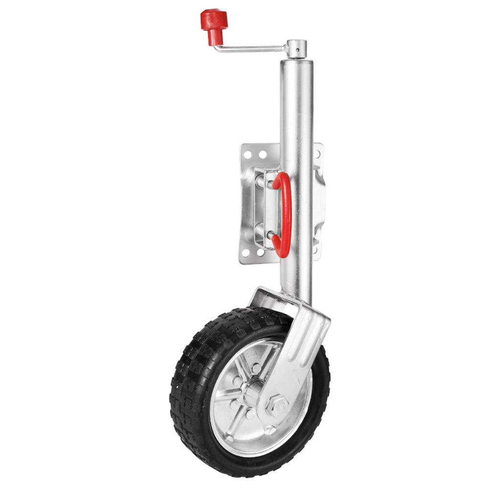 Jockey Wheel 10" Inch Swing Up Rubber Wheel 1000kg Caravan Boat Trailer - Sunyee