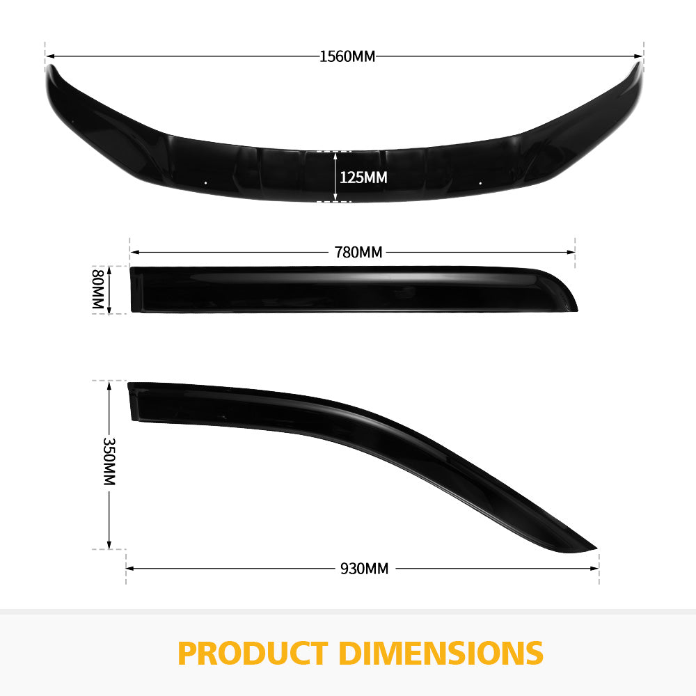 Bonnet Protector & Weather Shield Visor suit Nissan Navara NP300 D23 2015-2019 - Sunyee