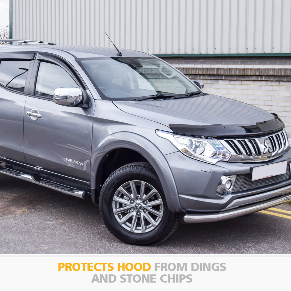 Bonnet Protector & Weather Shield Visor suit Mitsubishi Triton MQ 2015-2019 - Sunyee