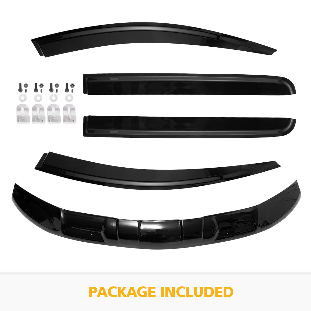 Bonnet Protector & Weather Shield Visor suit Mitsubishi Triton MQ 2015-2019 - Sunyee