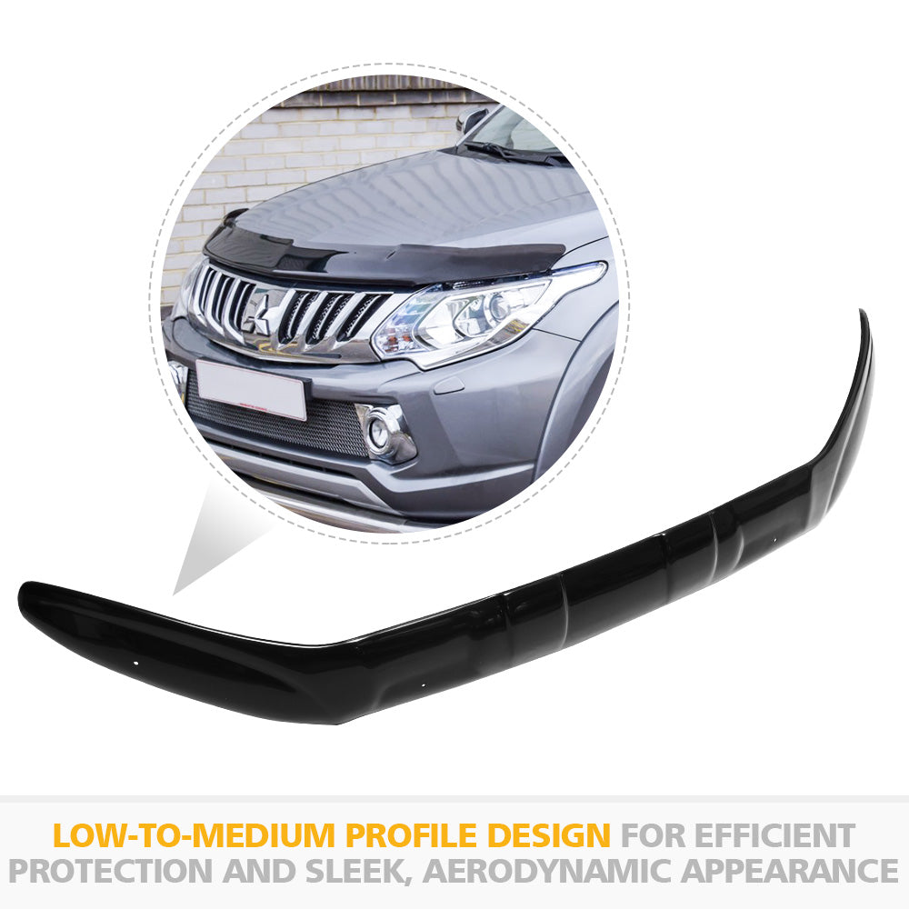 Bonnet Protector & Weather Shield Visor suit Mitsubishi Triton MQ 2015-2019 - Sunyee
