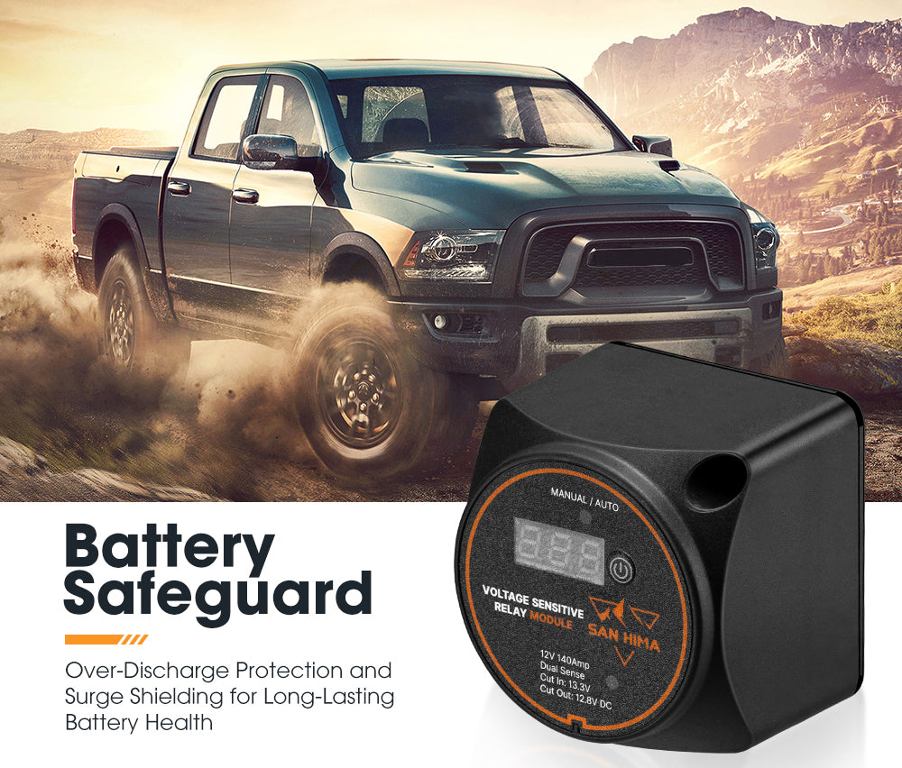 San Hima Voltage Sensitive Relay 12V VSR 140A Dual Battery System - Sunyee