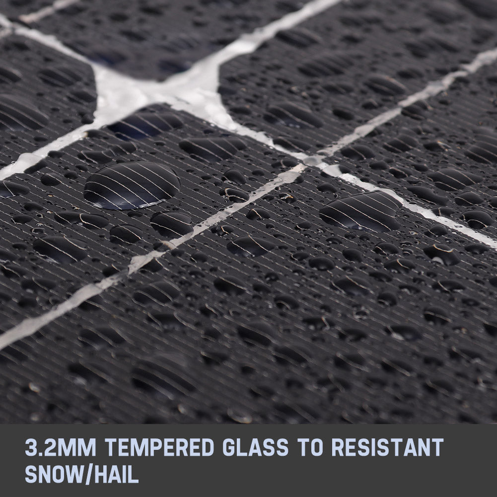 Mobi 12V 250W Solar Panel Kit Mono Fixed Caravan Camping Power Battery Charging - Sunyee