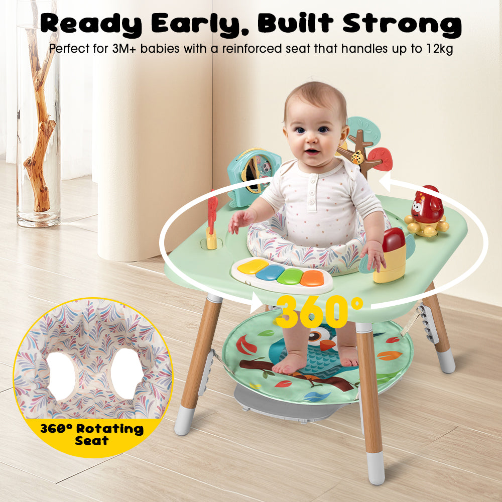 PlayPals Baby Activity Center Jumper 360° Rotary Seat 5 Adjustable Heights - Sunyee