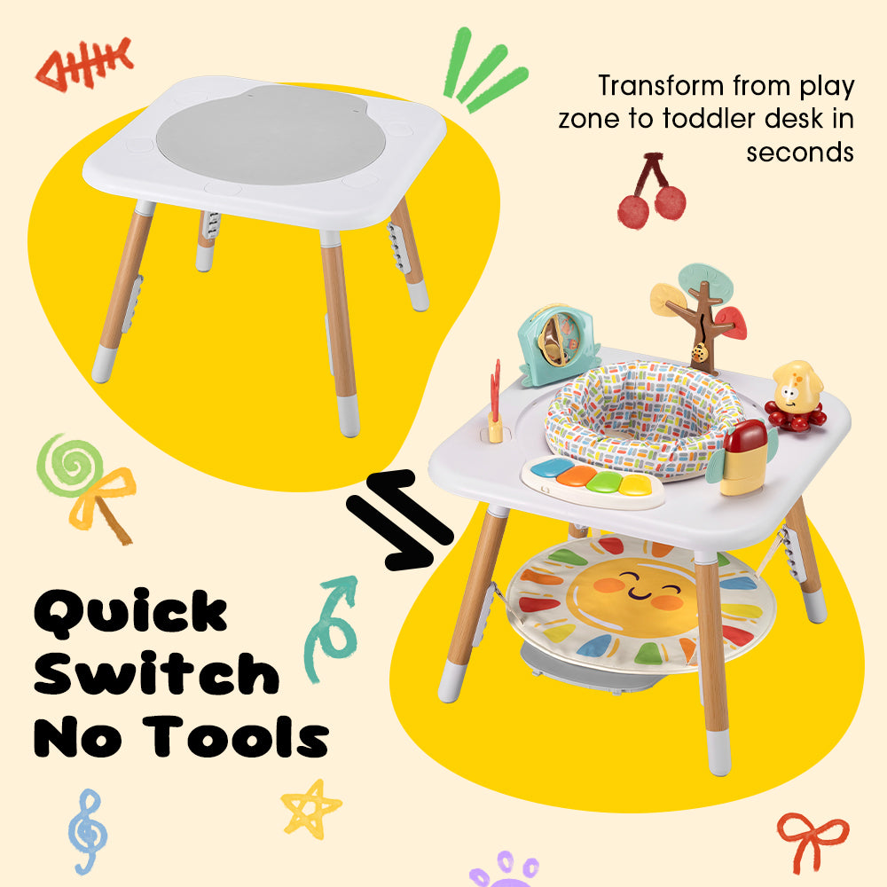 PlayPals Baby Activity Center Jumper 360° Rotary Seat 5 Adjustable Heights - Sunyee