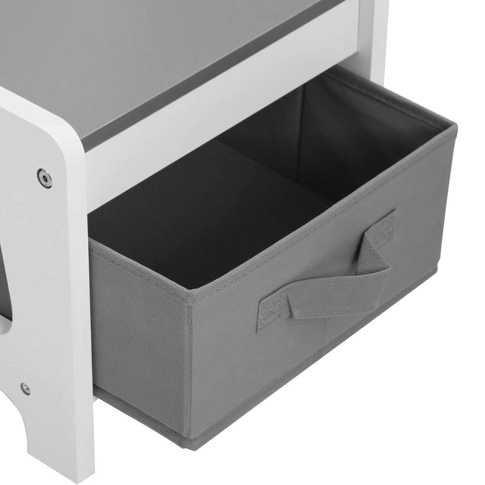 Oikiture Kids Table and Chairs Set Activity Play Study Desk w/ Toys Storage Box - Sunyee