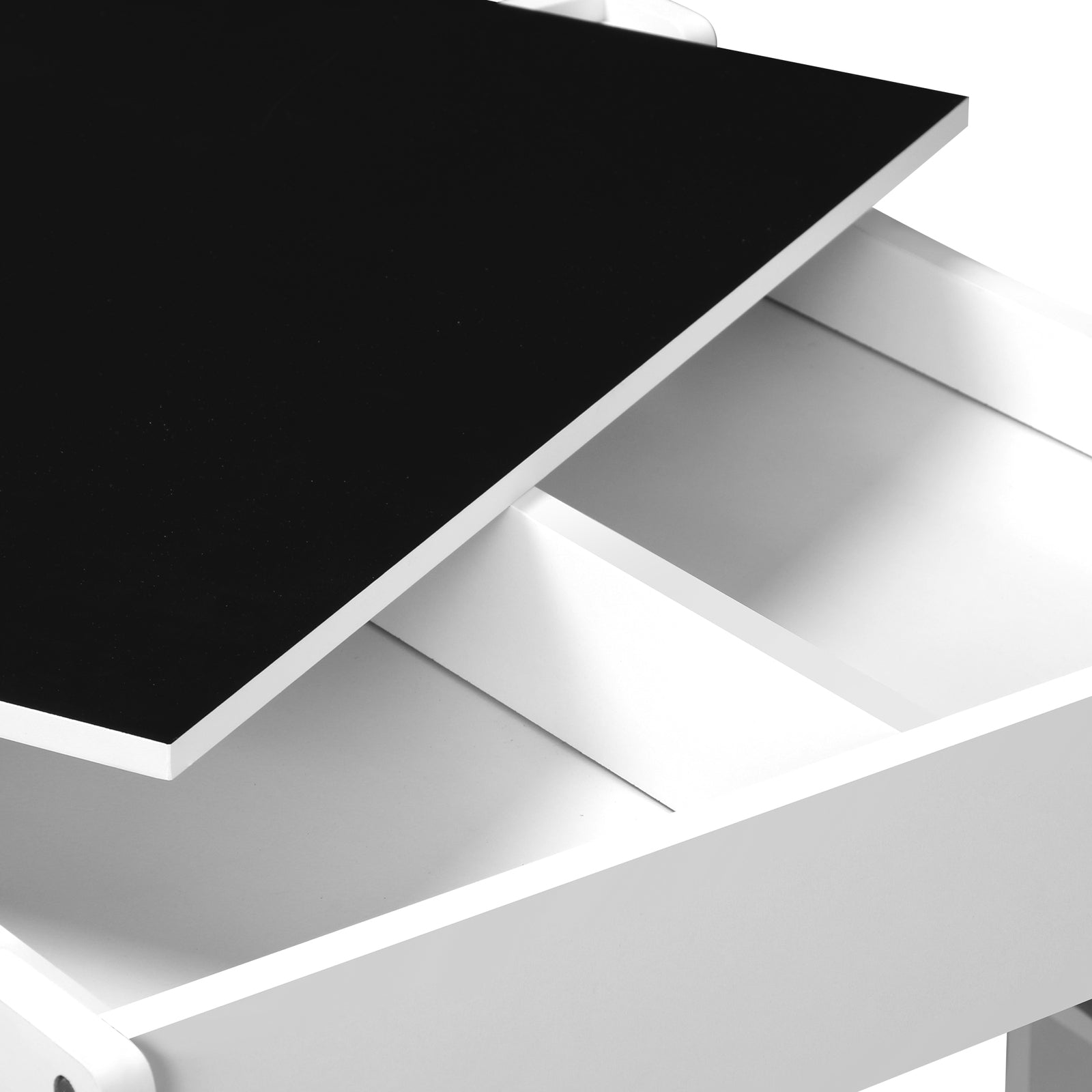 Oikiture Kids Table and Chairs Set Activity Play Study Desk w/ Toys Storage Box - Sunyee