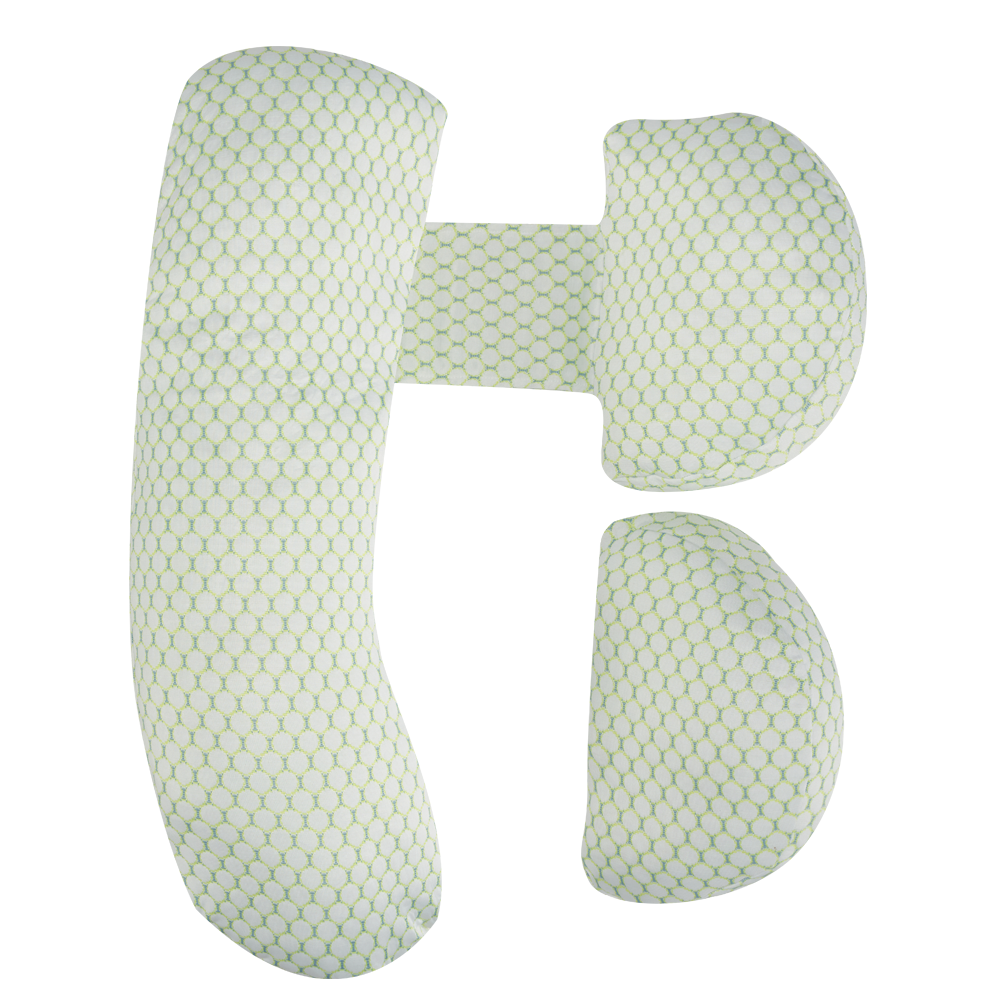 Playpals 3-Piece Adjustable Pregnancy Pillow H L V Shaped Full Body Pillow