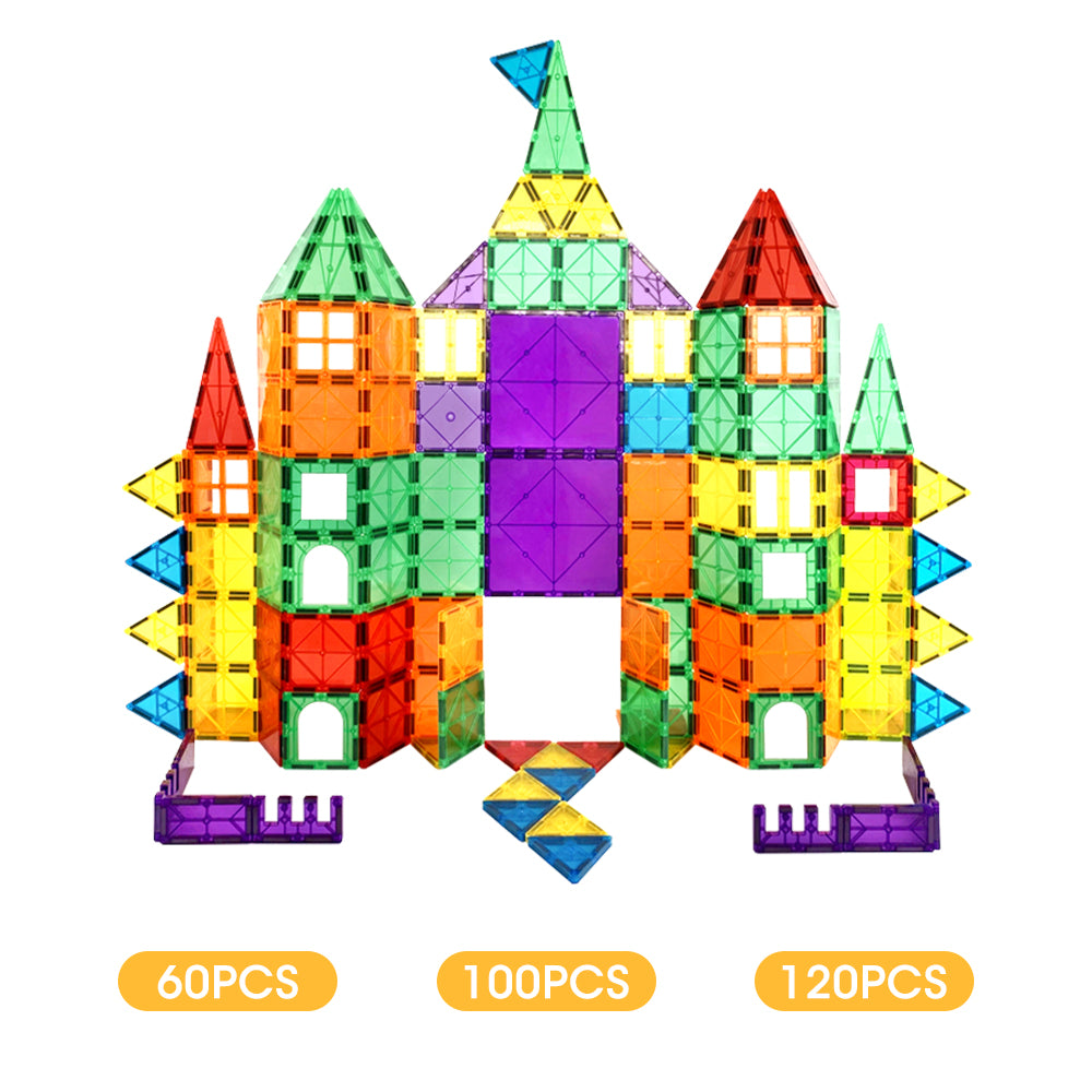 Playpals Kids Magnetic Tiles Blocks Building Educational Toys Child Gift - Sunyee