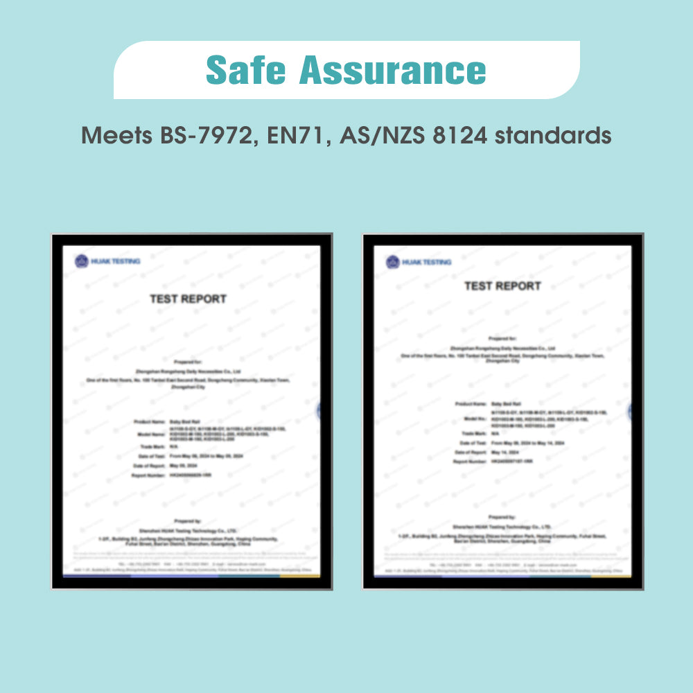 Playpals Baby Bed Rail S/M/L Height Adjustable Kids Safety Toddler Protect - Sunyee