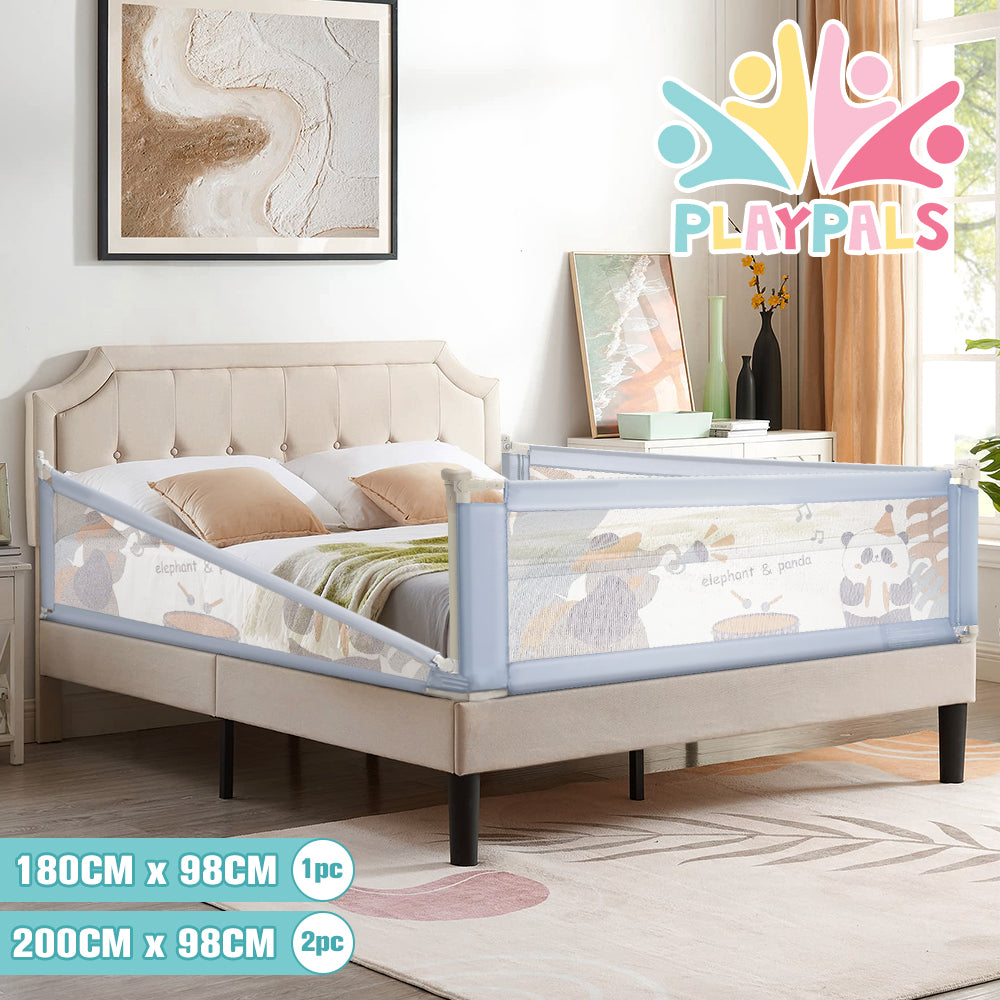 Playpals Baby Bed Rail S/M/L Height Adjustable Kids Safety Toddler Protect - Sunyee