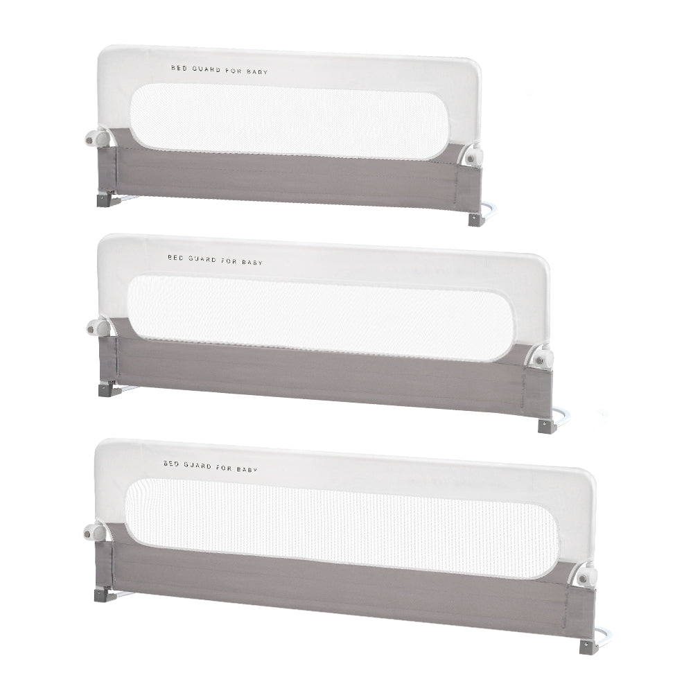 Playpals Baby Bed Rail Adjustable Folding U-Shaped Base Kids Safety Protect - Sunyee