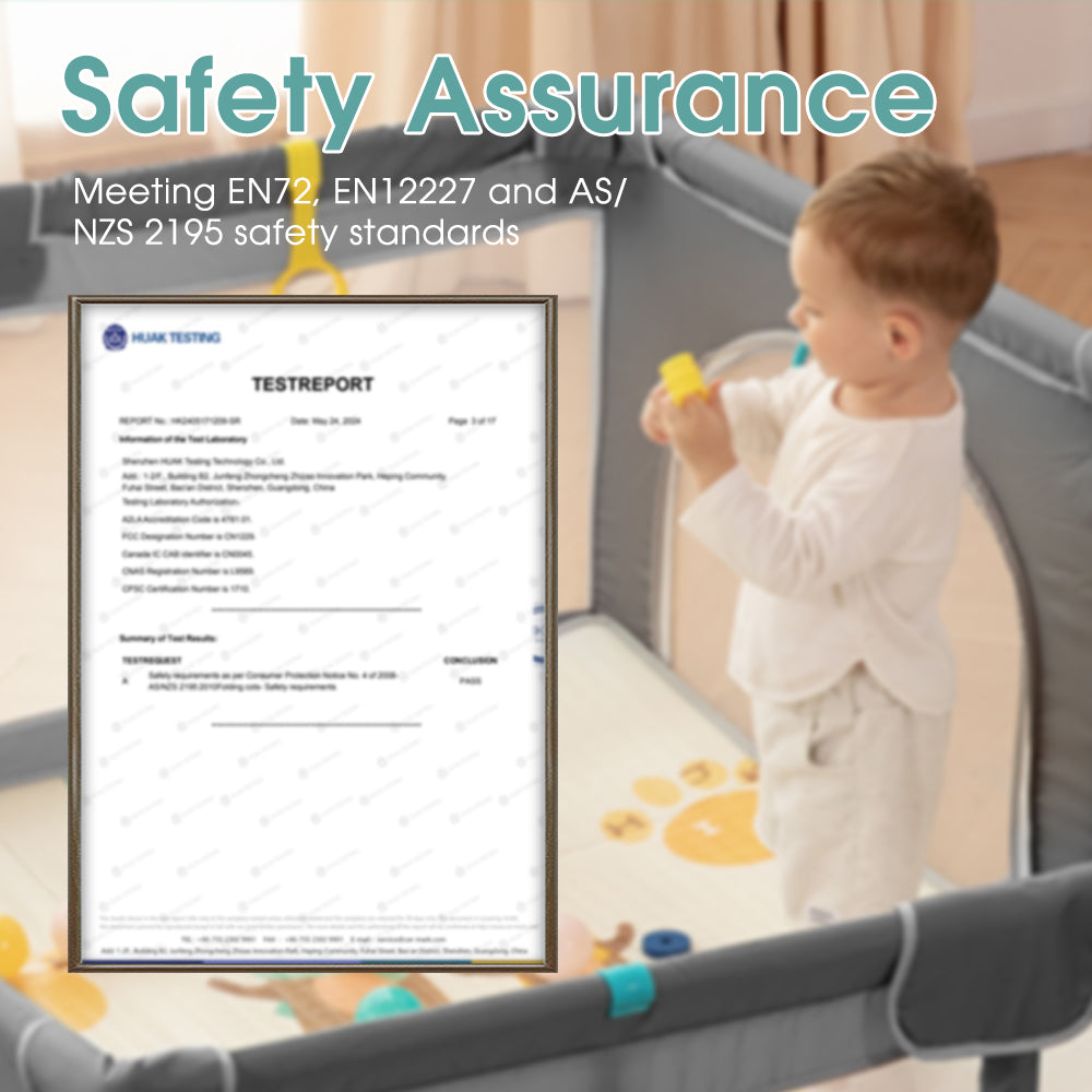 Playpals Baby Playpen Child Safety Gate Kids Playpen Child Play - Sunyee