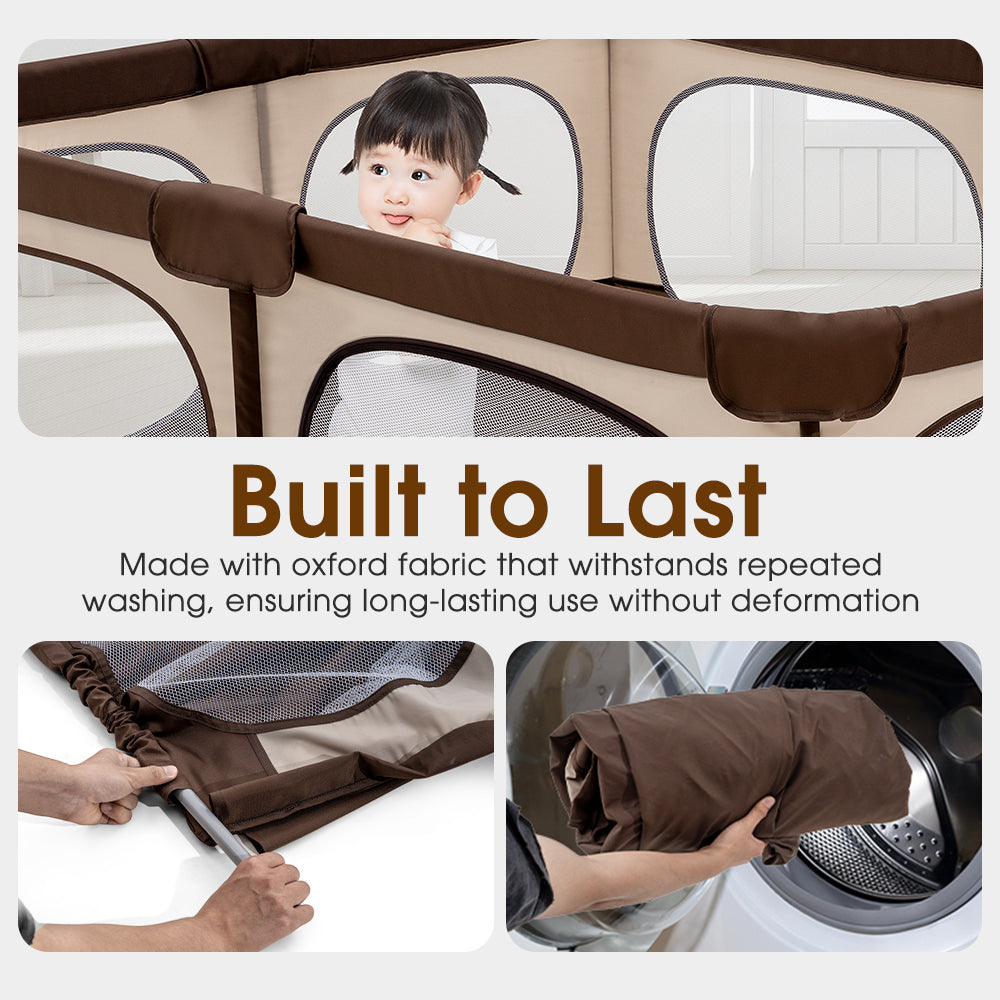 Playpals Baby Playpen Child Safety Gate Kids Playpen Child Play 150x180cm - Sunyee