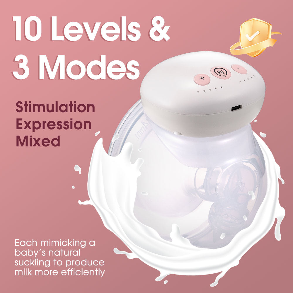 Playpals Wearable Electric Breast Pump USB Pain Free Hands-Free Automatic Milker - Sunyee