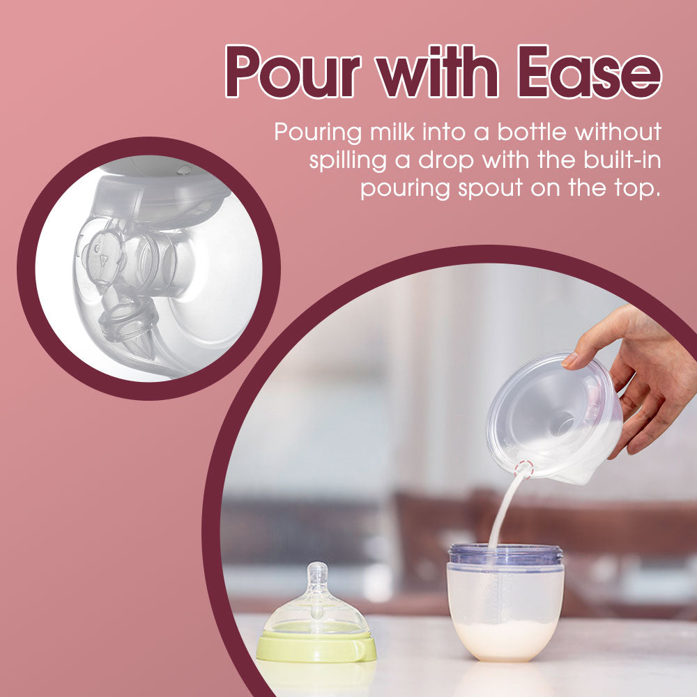 Playpals Wearable Electric Breast Pump USB Pain Free Hands-Free Automatic Milker - Sunyee