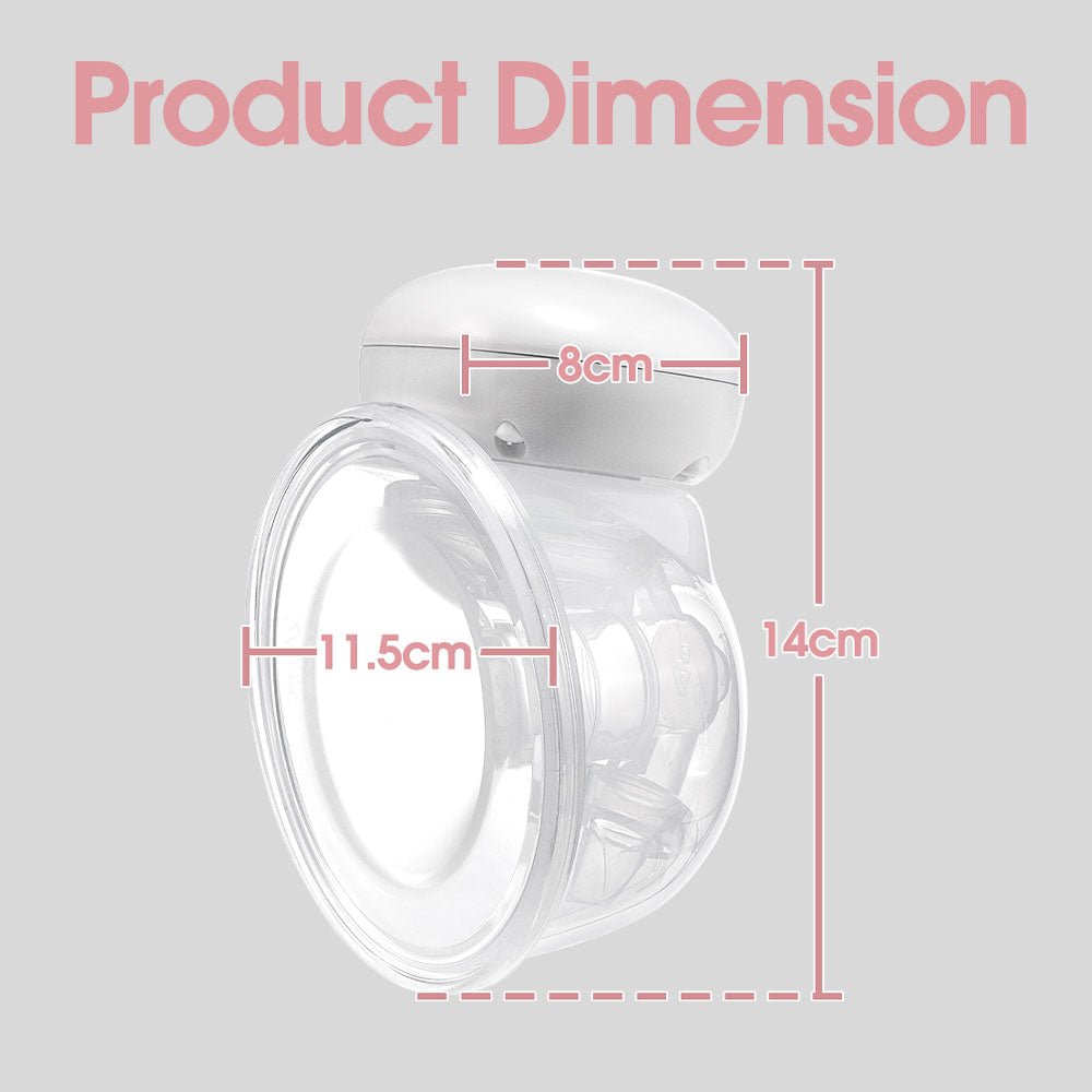 Playpals Wearable Electric Breast Pump USB Pain Free Hands-Free Automatic Milker - Sunyee