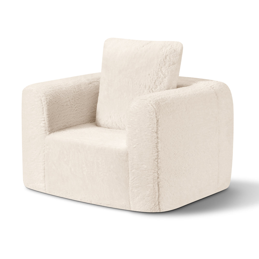 Playpals Kid Sofa Play Couch with Pillow High Back Toddler Chair Sofa - Sunyee