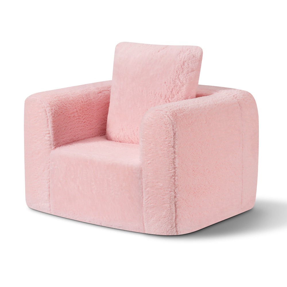 Playpals Kid Sofa Play Couch with Pillow High Back Toddler Chair Sofa - Sunyee