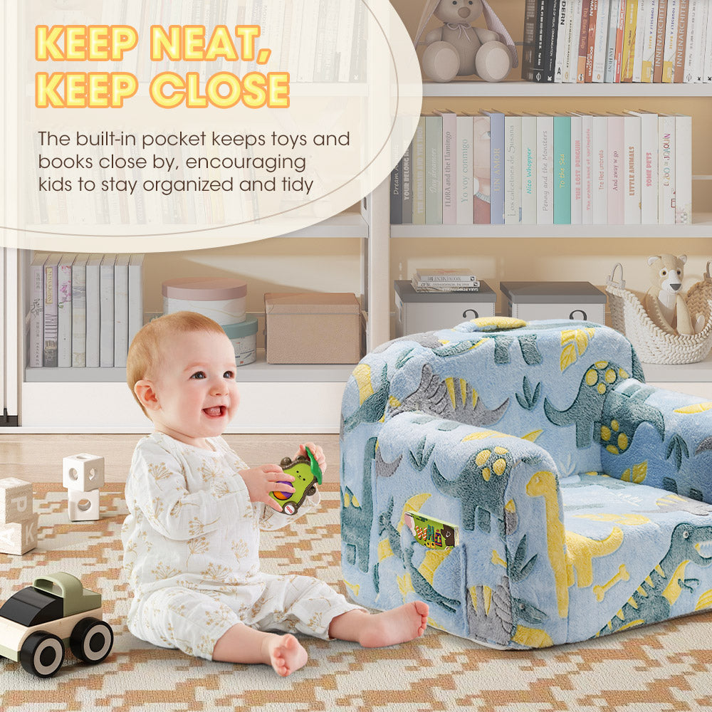 Playpals Kid Sofa Play Couch High Back Toddler Chair Sofa - Sunyee