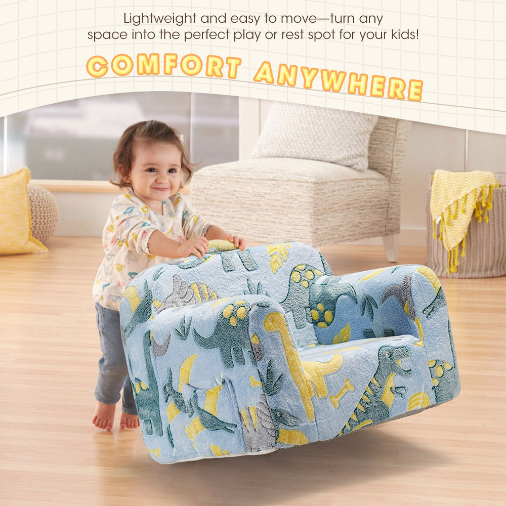 Playpals Kid Sofa Play Couch High Back Toddler Chair Sofa - Sunyee