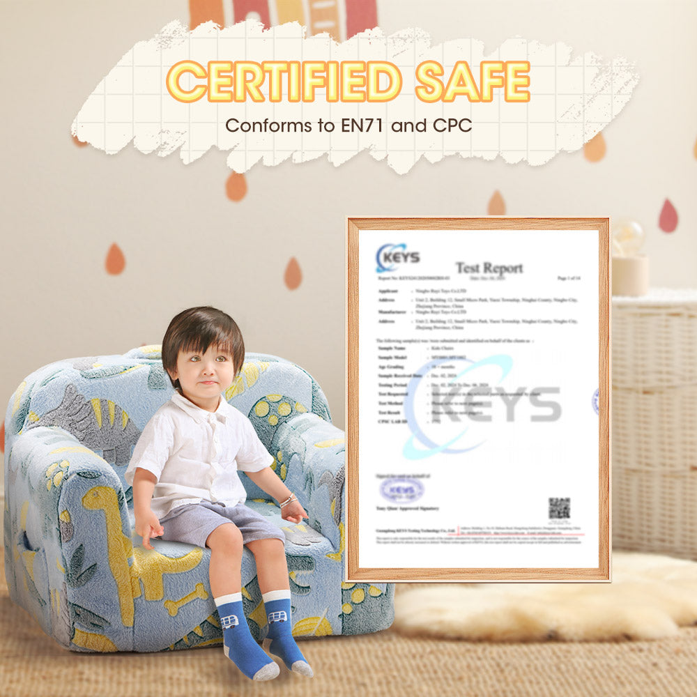 Playpals Kid Sofa Play Couch High Back Toddler Chair Sofa - Sunyee