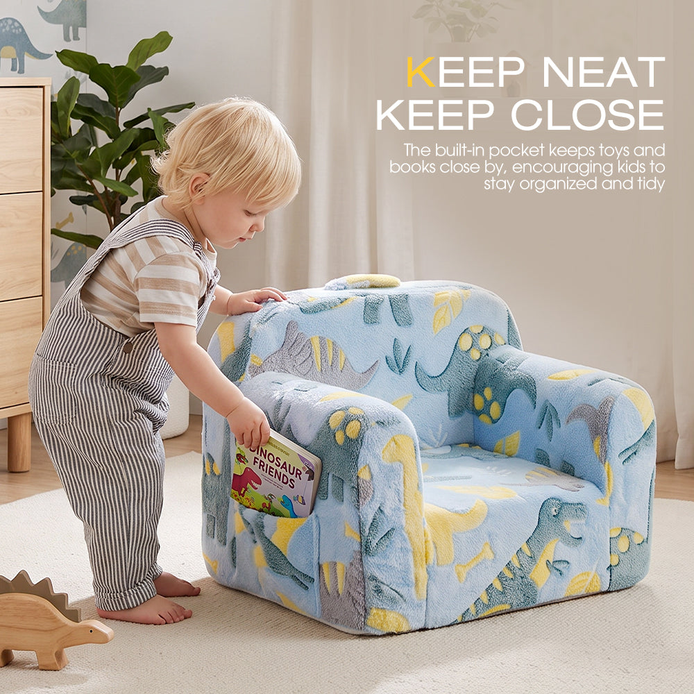 Playpals Kid Sofa Play Couch High Back Toddler Chair Sofa