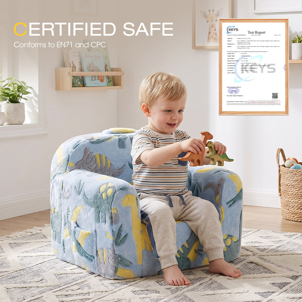 Playpals Kid Sofa Play Couch High Back Toddler Chair Sofa