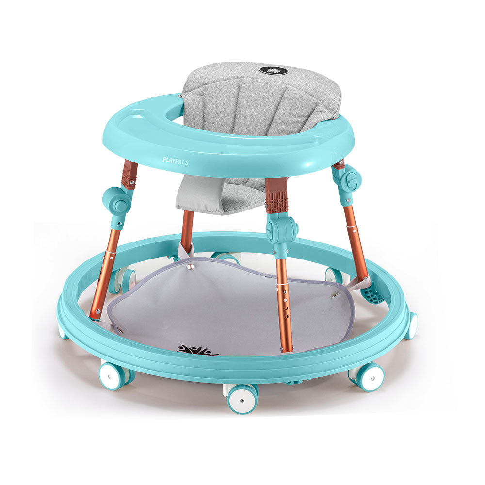 Playpals 3-IN-1 Baby Walker Adjustable Stroller Kids Ride On Toy