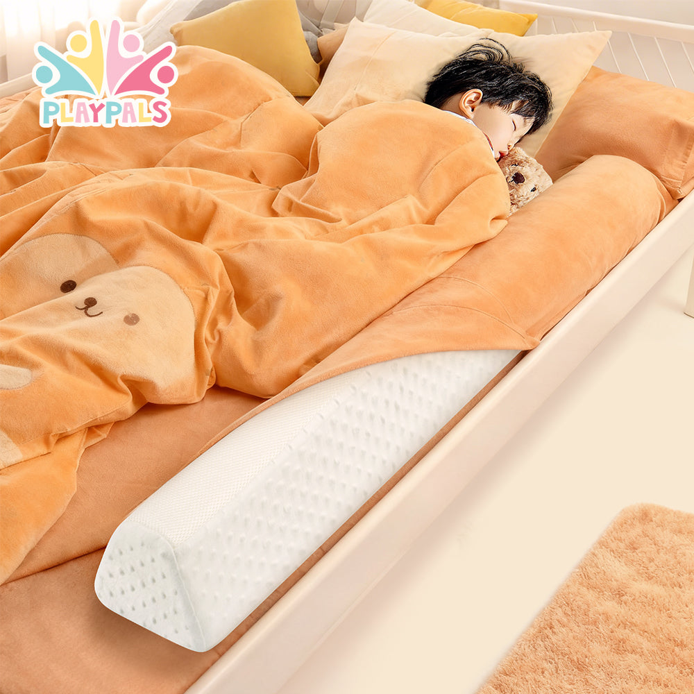 PlayPals Toddlers Bed Bumper 2 Pack 132CM Foam Safety Bed Guard Rail - Sunyee