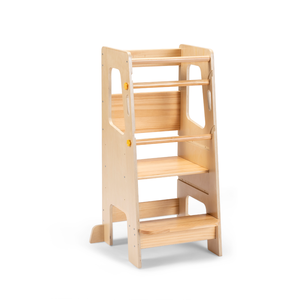 PlayPals Toddler Learning Tower Adjustable Height Step Stool Anti-Slip - Sunyee