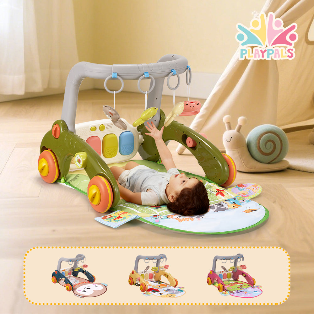 PlayPals 7-in-1 Baby Play Mat Tummy Time Activity Mat with Play Piano - Sunyee