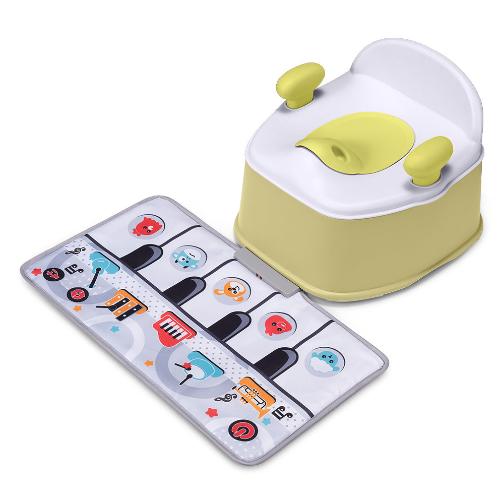 PlayPals 3-in-1 Potty Training Toilet with Interactive Musical Mat - Sunyee