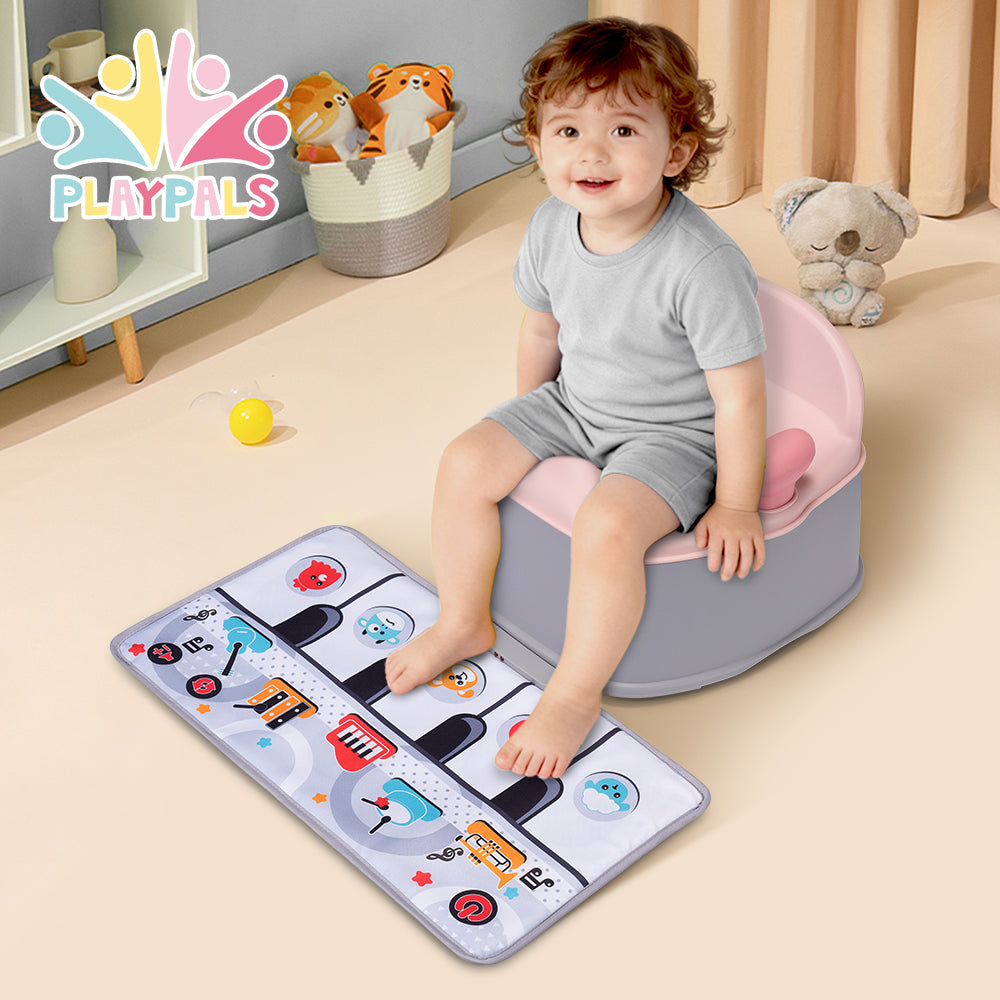 PlayPals 3-in-1 Potty Training Toilet with Interactive Musical Mat - Sunyee