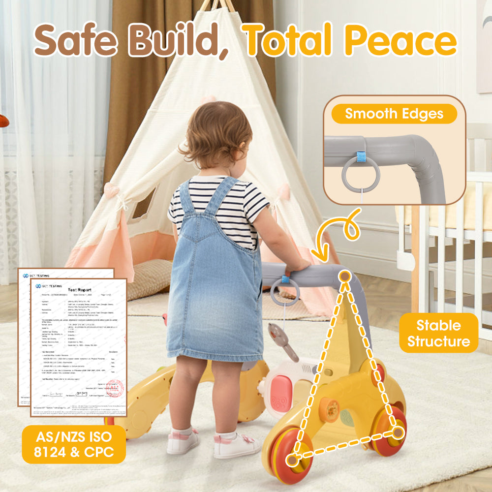 PlayPals 7-in-1 Baby Play Mat Tummy Time Activity Mat with Play Piano - Sunyee